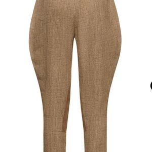 Ralph Lauren Purple Label women's Owens Tick-Weave Jodhpur Pant made in Romania.